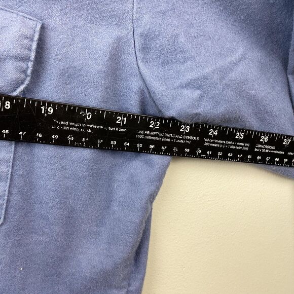 Vintage‎ Five Brother Shirt Mens Large Blue Flannel Workwear Made In USA 90s - Picture 5 of 8